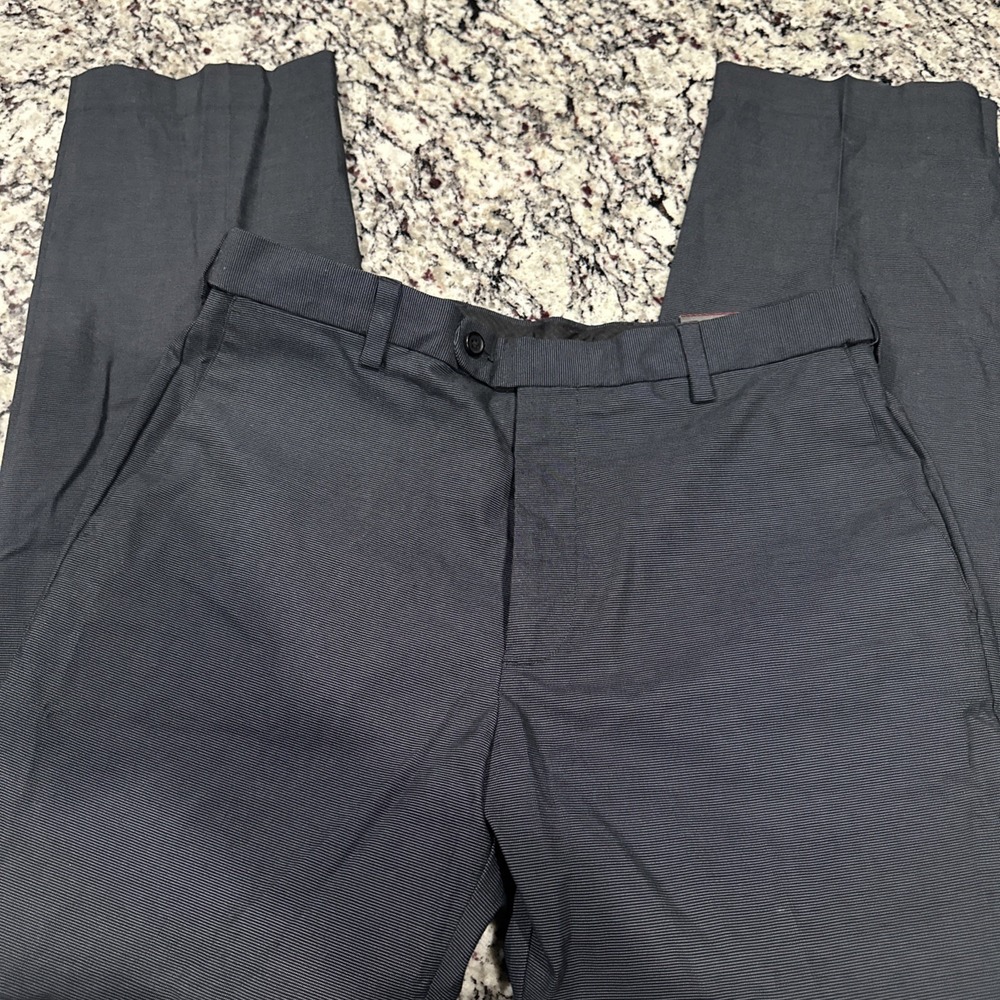 Kirkland Signature Men's Performance Pants Black Pin Dot